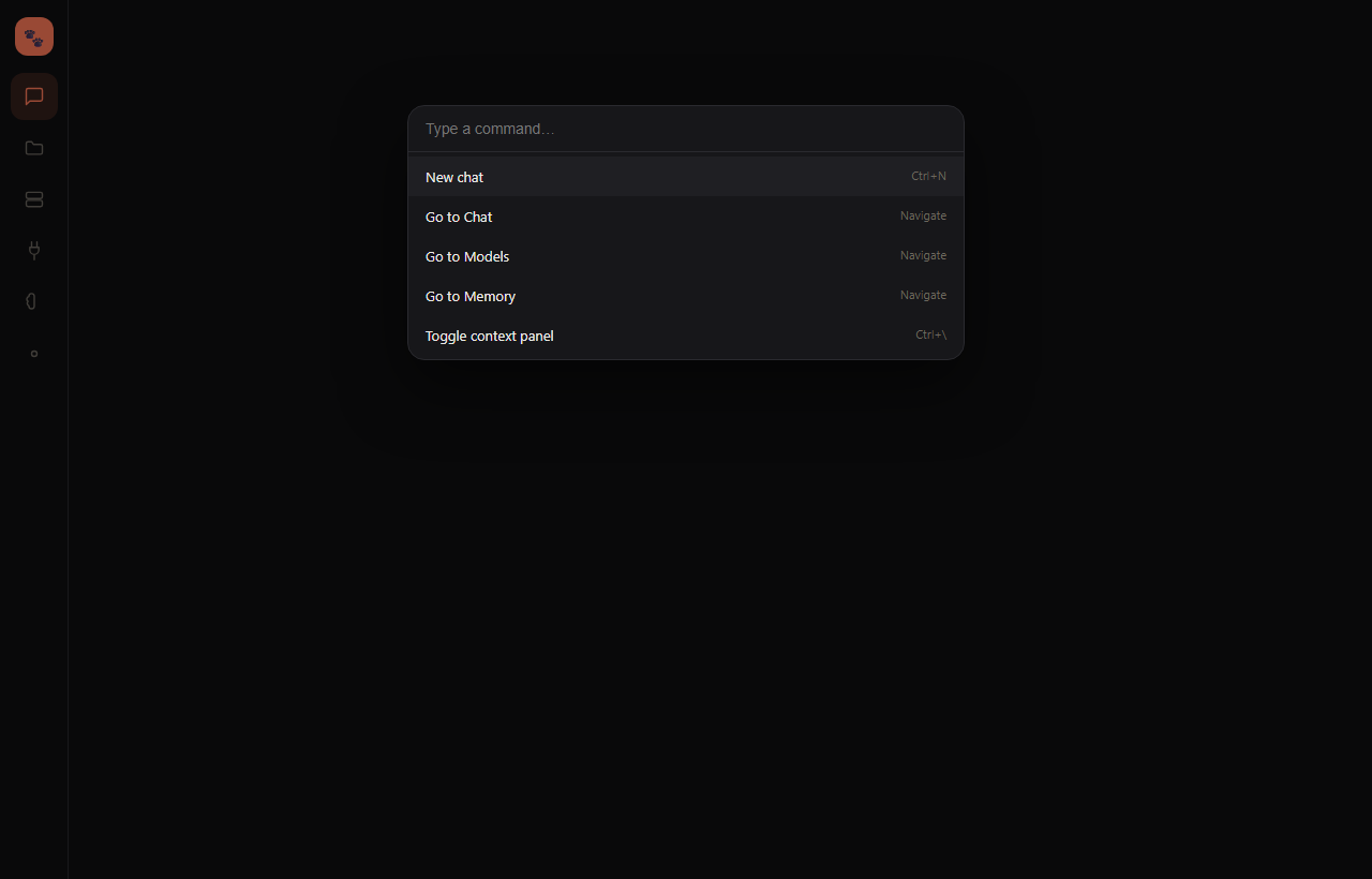 Command palette
